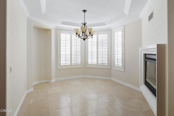 Chandelier, Empty room, Interior
