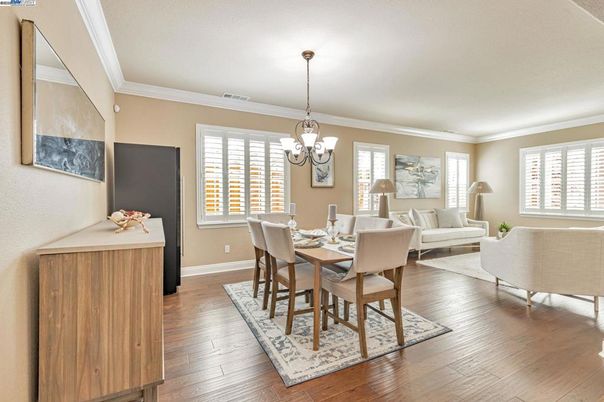 Chandelier, Dining room, Interior, Living room, Wood Texture Flooring