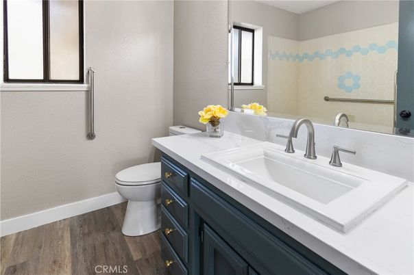 Bathroom, Interior, Wood Texture Flooring