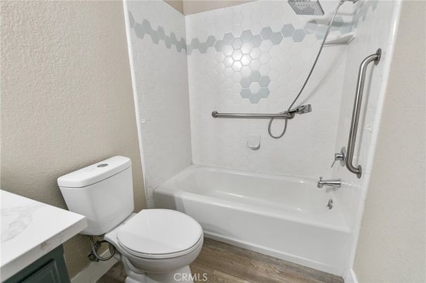 Bathroom, Interior, Wood Texture Flooring