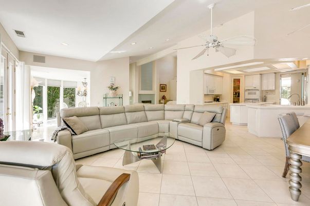 Interior, Kitchen, Living room, Recessed Lighting