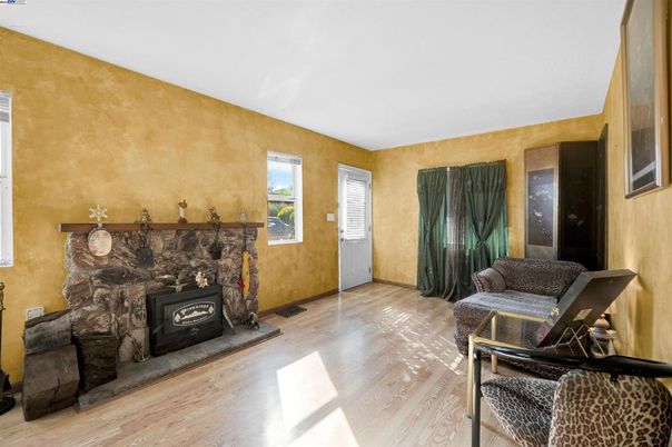 Fireplace, Interior, Wood Texture Flooring
