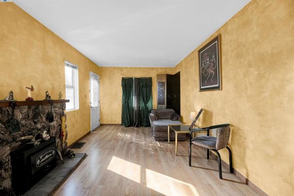 Fireplace, Interior, Wood Texture Flooring