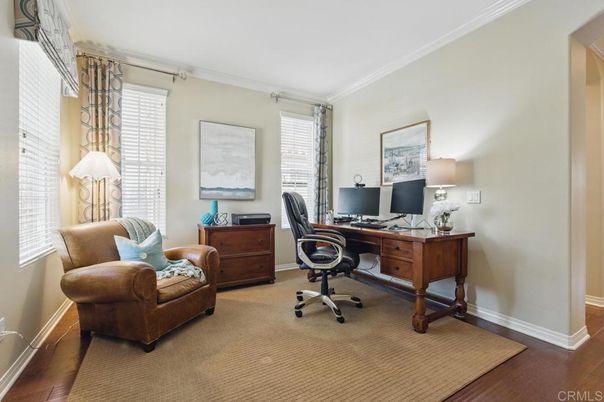 Home Office, Interior, Wood Texture Flooring