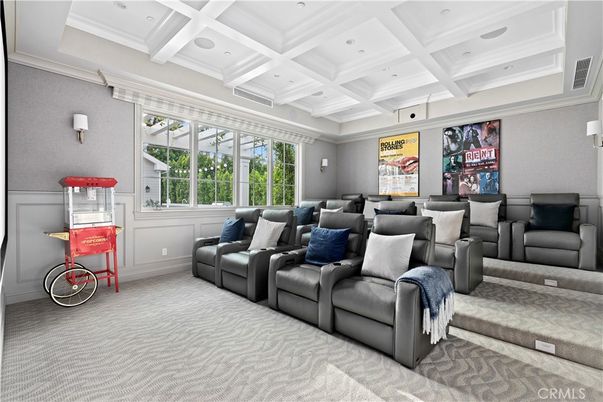 Home Theatre Room, Interior, Recessed Lighting, Theatre Room