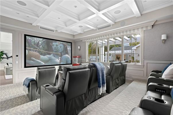 Home Theatre Room, Interior, Projection Screen, Recessed Lighting, Theatre Room