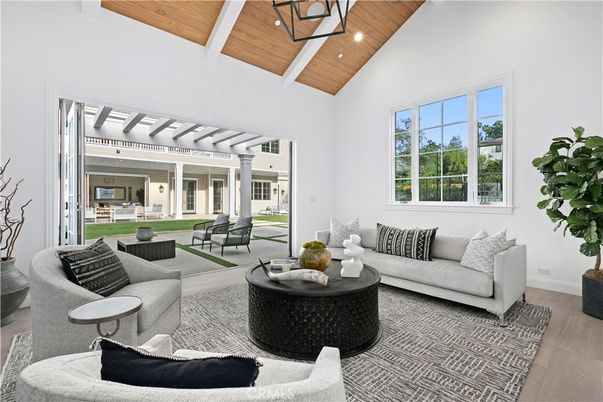 Interior, Living room, Recessed Lighting, Wooden Ceilings, Wood Texture Flooring