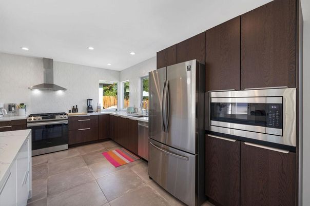 Interior, Kitchen, Recessed Lighting, Stainless Steel Appliances