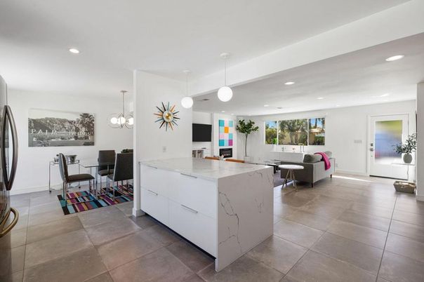 Dining room, Interior, Kitchen, Living room, Pendant Lights, Recessed Lighting