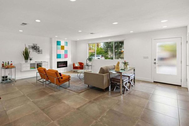 Interior, Living room, Recessed Lighting