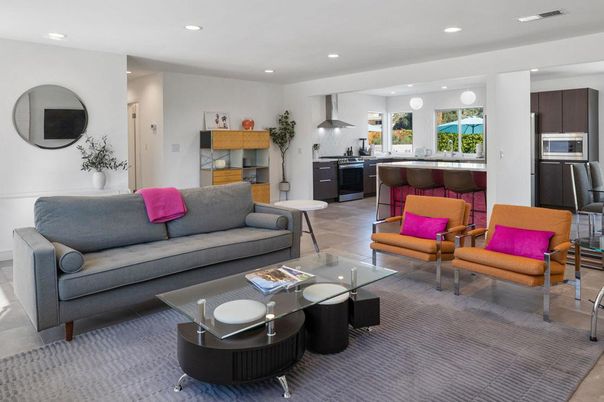 Interior, Kitchen, Living room, Recessed Lighting, Stainless Steel Appliances