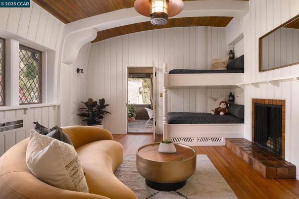 Fireplace, Interior, Living room, Wooden Ceilings, Wood Texture Flooring