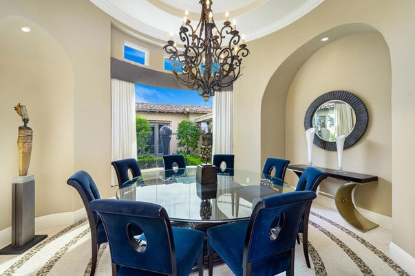 Chandelier, Dining room, Interior, Recessed Lighting