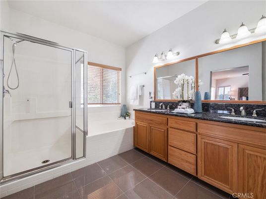 Bathroom, Dual Sink Vanities, Glass Shower, Interior