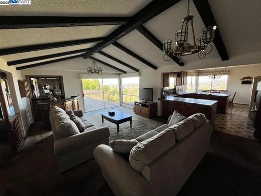 Billiard Table, Chandelier, Game Room, Interior, Living room, Pendant Lights, Wooden Beams
