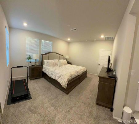 Bedroom, Interior, Recessed Lighting