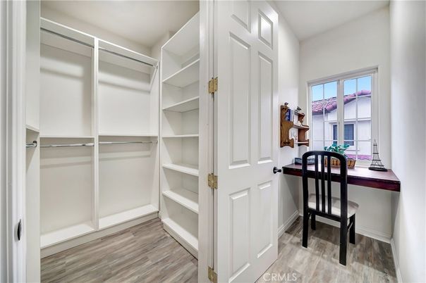 Home Office, Interior, Walk-in Closets, Wood Texture Flooring