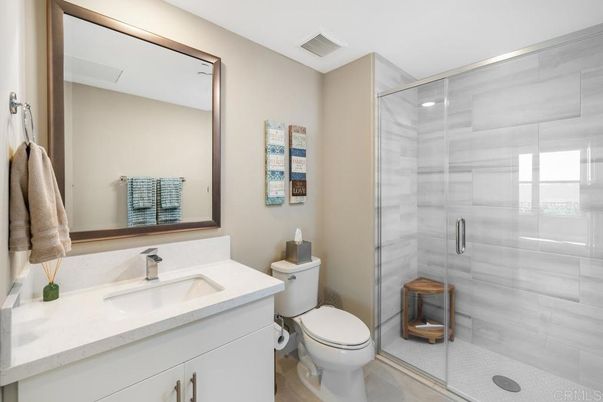 Bathroom, Glass Shower, Interior