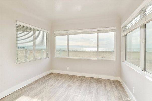 Empty room, Interior, Water, Wood Texture Flooring
