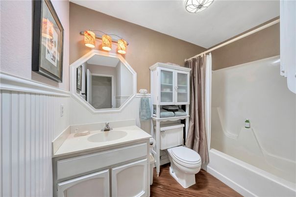 Bathroom, Interior, Wood Texture Flooring