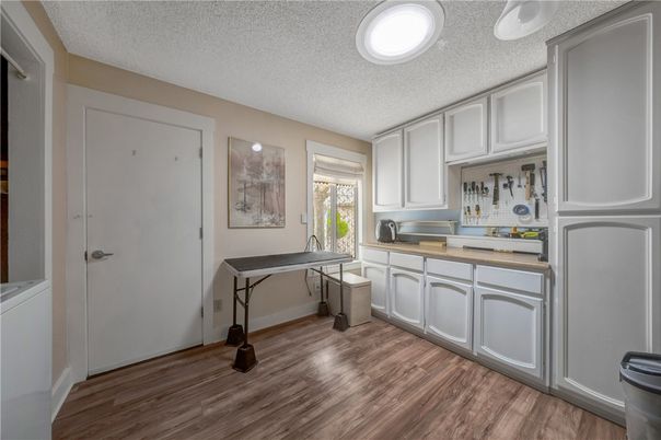 Interior, Kitchen, Wood Texture Flooring