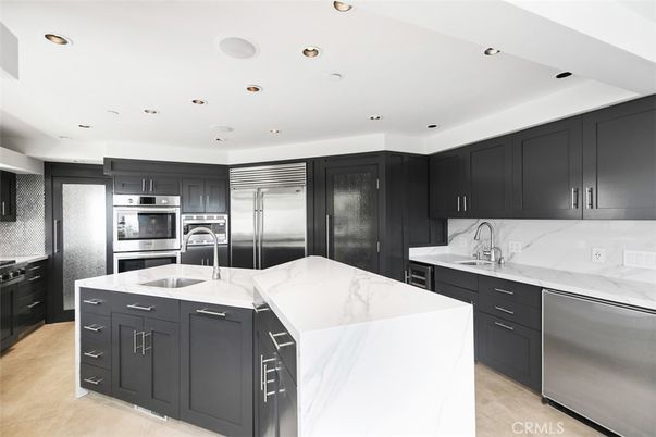 Interior, Kitchen, Recessed Lighting, Stainless Steel Appliances