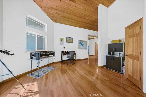 Home Office, Interior, Wooden Ceilings, Wood Texture Flooring