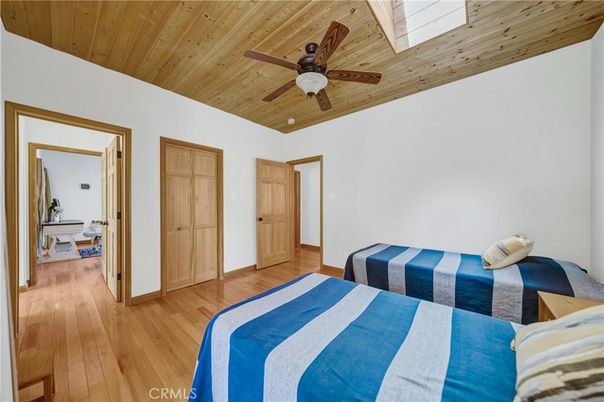 Bedroom, Interior, Wooden Ceilings, Wood Texture Flooring