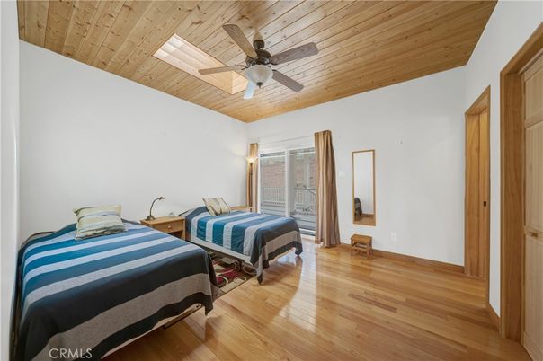 Bedroom, Interior, Wooden Ceilings, Wood Texture Flooring