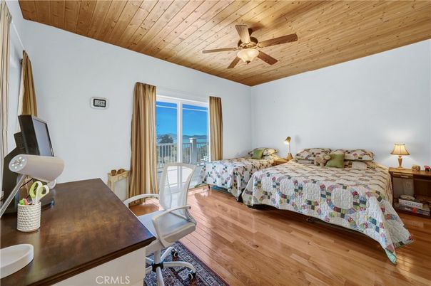 Bedroom, Home Office, Interior, Wooden Ceilings, Wood Texture Flooring