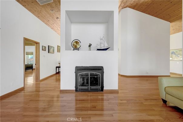 Fireplace, Interior, Wooden Ceilings, Wood Texture Flooring