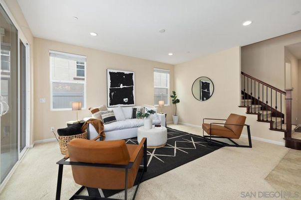 Interior, Living room, Recessed Lighting