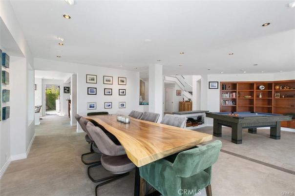 Billiard Table, Game Room, Interior, Recessed Lighting