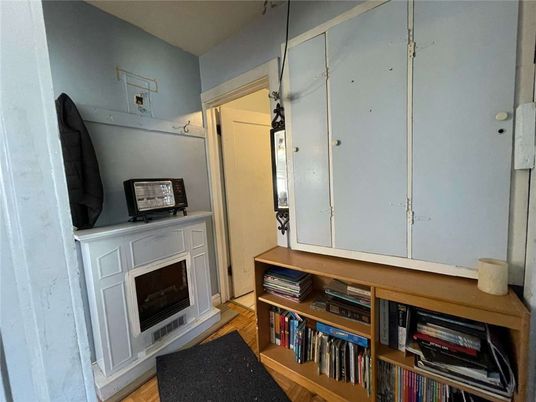 Fireplace, Interior, Wood Texture Flooring
