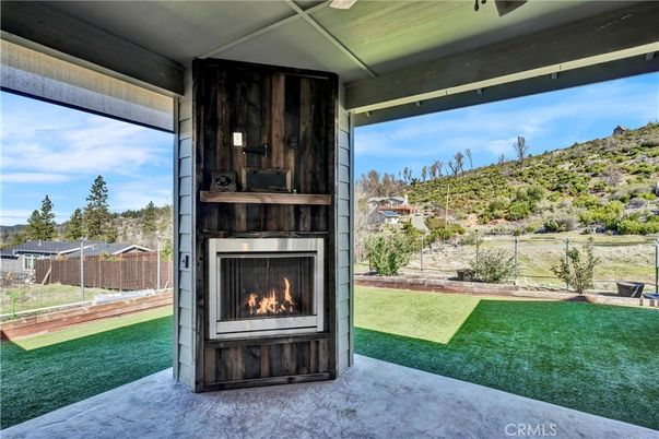 Backyard, Exterior, Fireplace