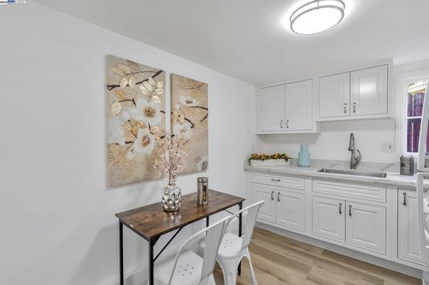 Interior, Kitchen, Wood Texture Flooring