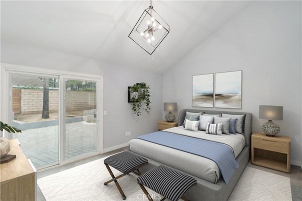 Bedroom, Interior, Pendant Lights