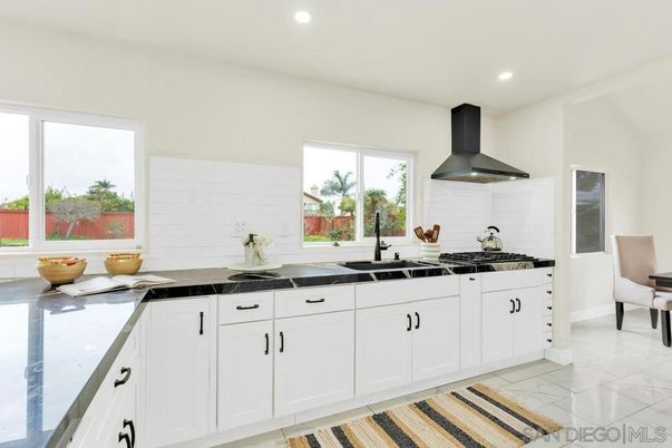 Interior, Kitchen, Marble, Recessed Lighting