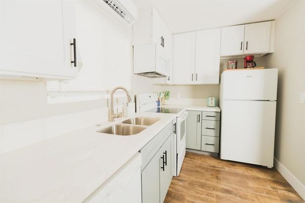 Interior, Kitchen, Wood Texture Flooring