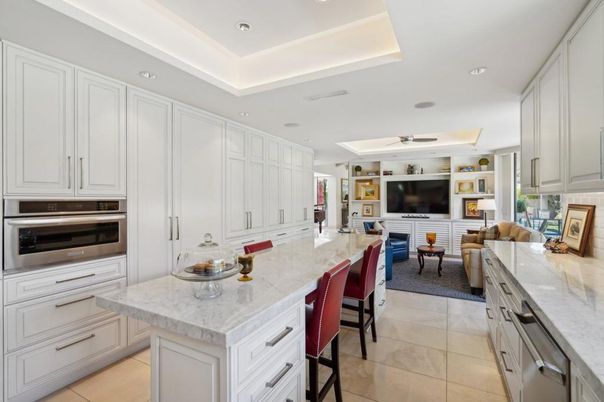 Dining room, Interior, Kitchen, Living room, Recessed Lighting, Stainless Steel Appliances