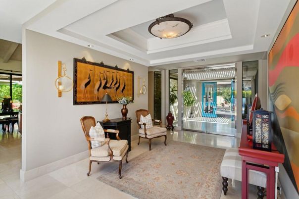 Interior, Living room, Recessed Lighting