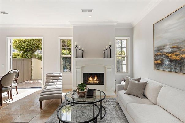 Fireplace, Interior, Living room, Recessed Lighting