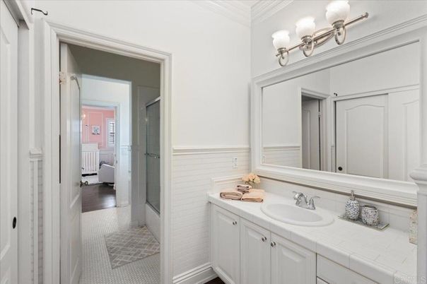 Bathroom, Glass Shower, Interior, Tile Countertops