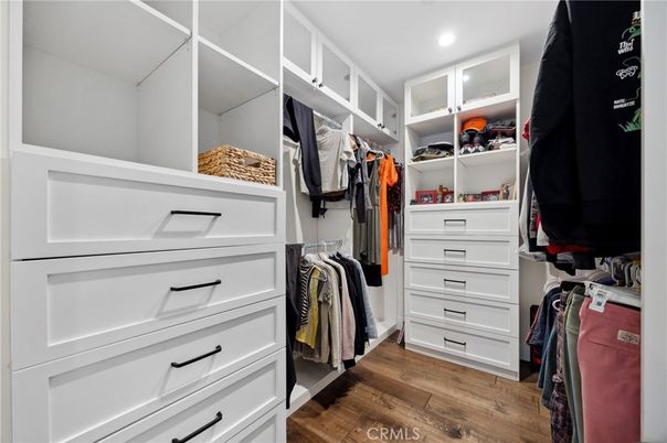 Interior, Recessed Lighting, Walk-in Closets, Wood Texture Flooring