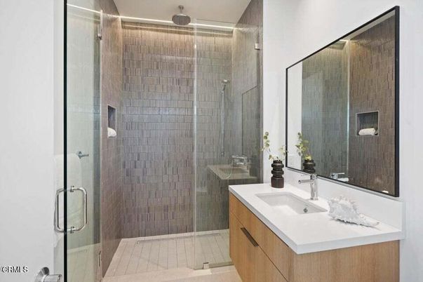 Bathroom, Glass Shower, Interior