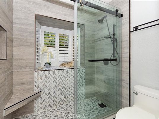 Bathroom, Glass Shower, Interior
