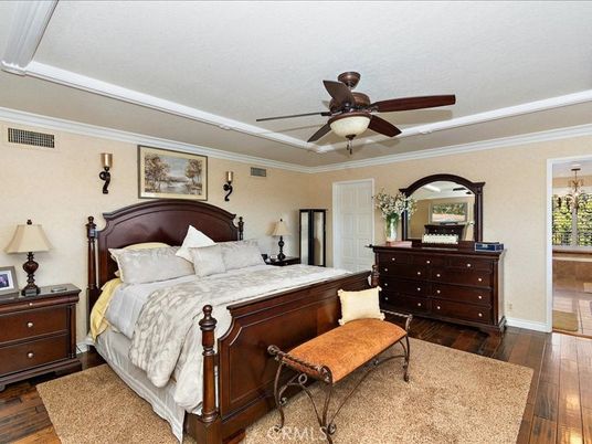 Bedroom, Interior, Wood Texture Flooring