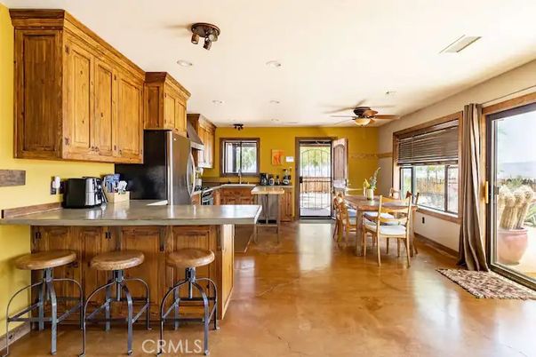 Dining room, Interior, Kitchen, Recessed Lighting