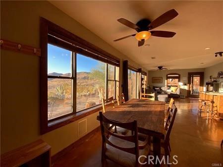 Dining room, Interior, Recessed Lighting