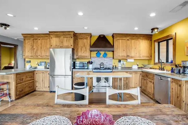 Interior, Kitchen, Recessed Lighting, Stainless Steel Appliances